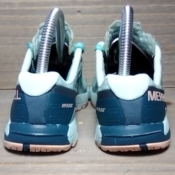 Merrell Bare Access Flex Trail Shoes Sneakers Womens Size 5 Blue - Picture 4 of 8